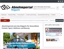 Tablet Screenshot of abnehmportal.com